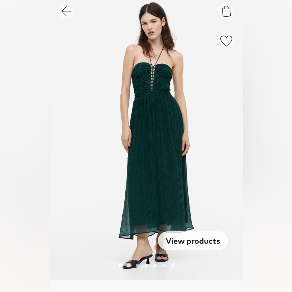 Lacing Detail Maxi Dress